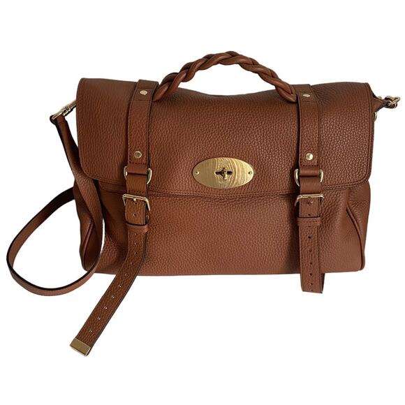 Mulberry Alexa Heavy Grain Chestnut - Incl. Fabrinique Purse Pillow Insert - Picture 5 of 16